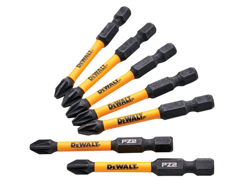 DEWALT Power Tools DT70904TQ Impact Bits PZ2 x 50mm (5 + 2 Carded)