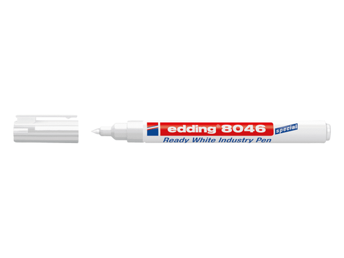 edding 4-8046049 8046 Ready White Industry Pen