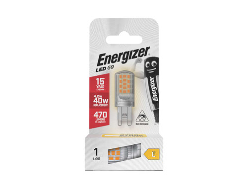Energizer® S18750 LED G9 470 Lumens 4.2W 2700K S18750