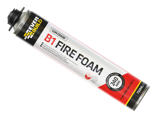 Everbuild Sika 488715 Fire Foam B1 Gun Grade Aerosol 750ml