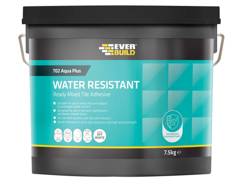 Everbuild Sika 487071 702 Water Resist Tile Adhesive 5L