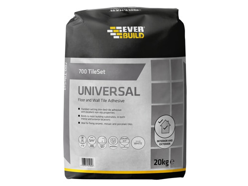 Everbuild Sika 695061 700 TileSet Universal White 20kg