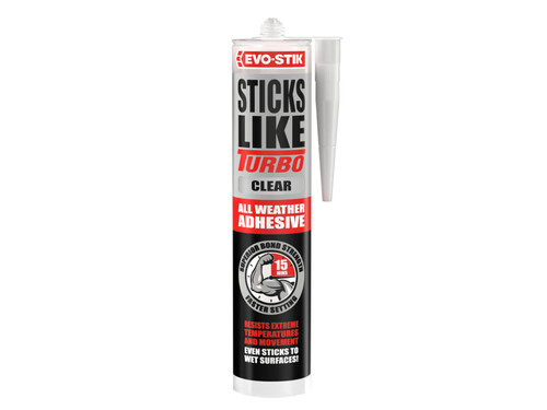 Evo-Stik 30623834 Sticks Like Turbo Clear 290ml