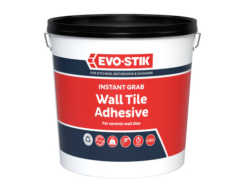 Evo-Stik 30812628 Instant Grab Wall Tile Adhesive 5 litre