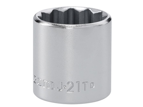 Facom J.21T 12 Point Standard Socket 3/8in Drive 21mm