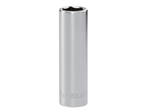 Facom R.10LAT 6 Point Deep Socket 1/4in Drive 10mm