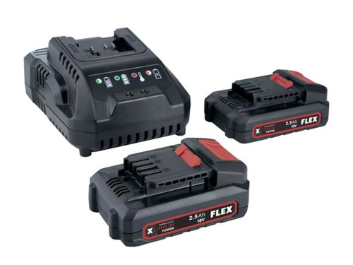 Flex Power Tools 530072 P-Set 12-22 Q/BS Battery & Charger Set 18V