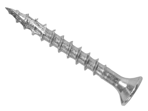 ForgeFix FFPEX640ES ForgeFast Pozi Compatible Exterior Screws eTech Silver 6.0 x 40mm Box 100