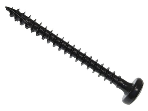 ForgeFix SPEPH440BL Spectre™ PZ Compatible Wood Screw Pan Black 4.0 x 40mm Box 200
