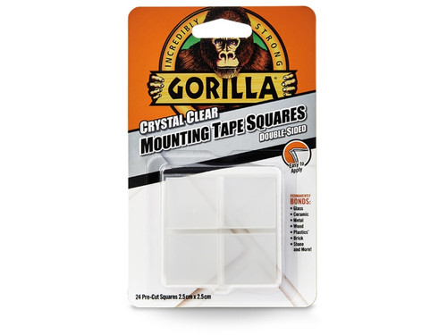 Gorilla Glue 3044111 Mounting Tape Squares x 24