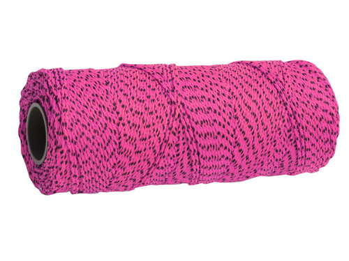 Marshalltown ML615 M615 Bonded Nylon Mason's Line 152m (500ft) Pink and Black