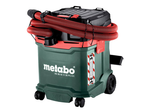 Metabo 602075850 AS 36-18 H 30 PC-CC Cordless H-Class Vacuum Cleaner 18V Bare Unit