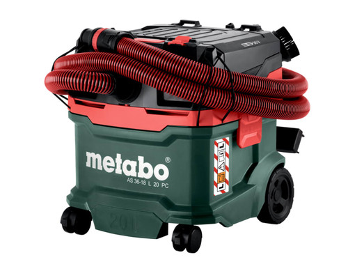 Metabo 602071850 AS 36-18 L 20 PC Cordless L-Class Vacuum Cleaner 18V Bare Unit