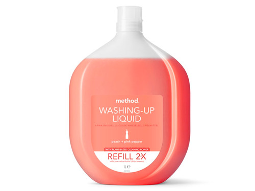 Method 4005982 Washing Up Liquid Refill Peach & Pink Peppercorns 1L 4005982