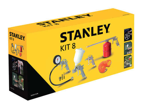 Stanley® Air Compressors 9045671STN Air Tool Kit, 8 Piece