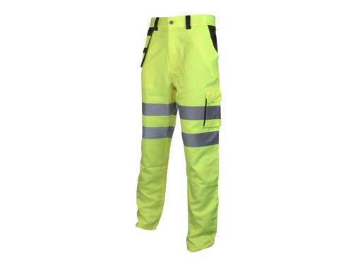 Scan SCAHVHTL Hi-Vis Holster Trouser Yellow - W34-36in