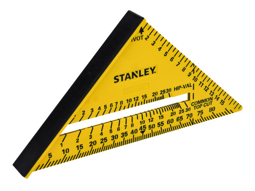 STANLEY® Hand Tools STHT46012-0 QUICKSQUARE® Dual Colour ABS Rafter Square 180mm