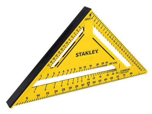 STANLEY® Hand Tools STHT46013-0 QUICKSQUARE® Dual Colour ABS Rafter Square 300mm