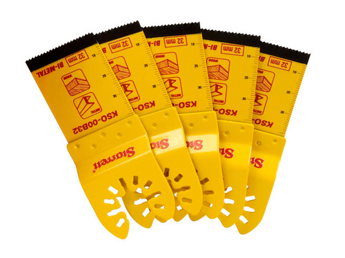 Starrett KSO-00B32-5 Plunge Bi-metal Oscillating Blade 40 x 32mm x 18 TPI Pack of 5