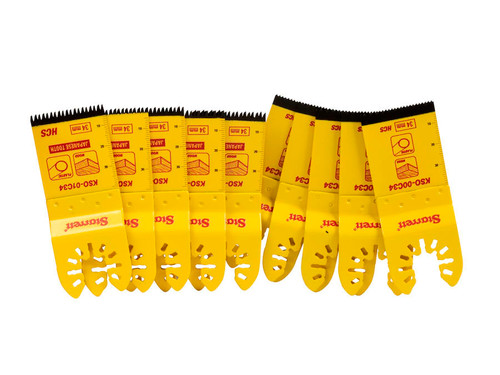Starrett KSO-1000 Specialist Oscillating Blade Set, 10 Piece