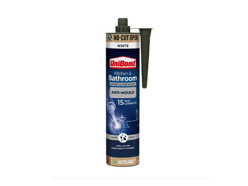 UniBond 3036446 Anti Mould Kitchen/Bathroom Cartridge White 280ml 3036446