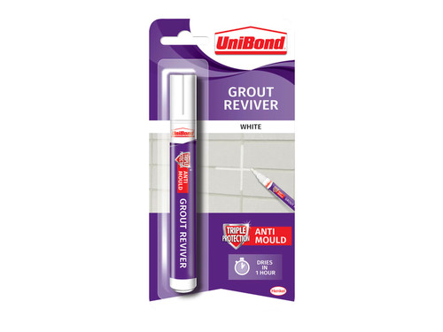 UniBond 1878160 Anti-Mould Grout Reviver Pen 7ml