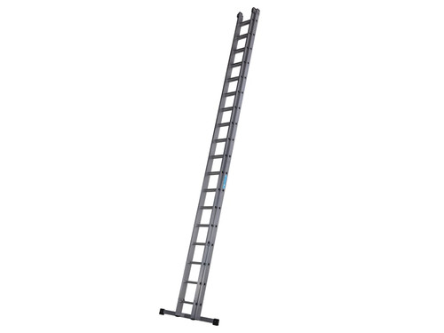 Zarges 4021826 Everest Square-Rung Extension Ladder 2-Part 2 x 18