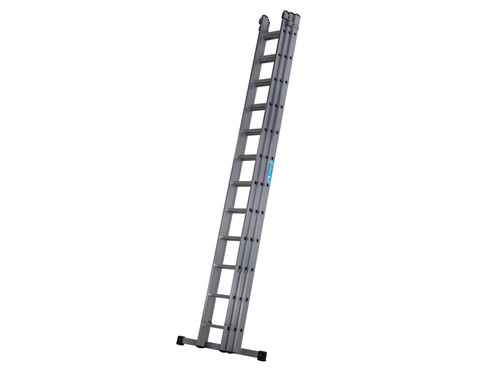 Zarges 4031226 Everest Square-Rung Extension Ladder 3-Part 3 x 12