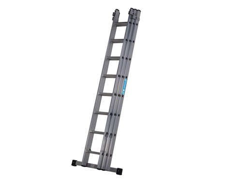 Zarges 403826 Everest Square-Rung Extension Ladder 3-Part 3 x 8
