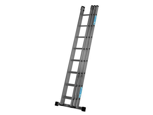 Zarges 413826 Everest D-Rung Extension Ladder 3-Part 3 x 8
