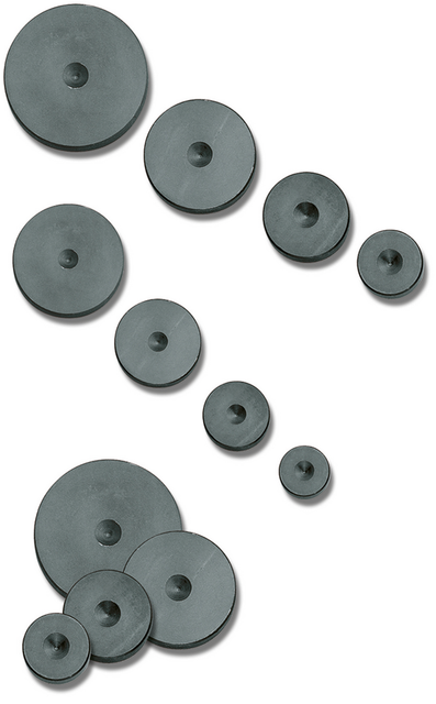 Gedore 1120697 1.80/1 Set of spindle pressure pieces Ø 25-64 mm