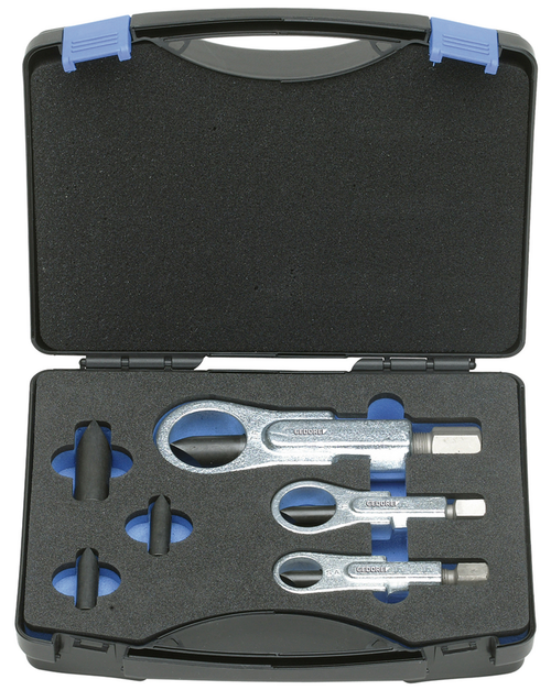 Gedore 2017008 1.26/K-3 Nut splitter set with spare chisel