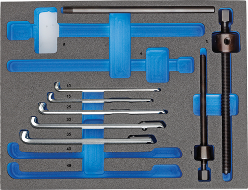 Gedore 2964414 1101 CT-1.29/1K Ball bearing extractor set in i-BOXX 72 module