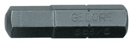 Gedore 6539260 685 5 S-010 Screwdriver bit 1/4", value pack 10 pieces, hexagon socket 5 mm