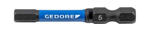 Gedore 3517578 666 TR50 IN3-02 Torsion bit set hex IN 3, Length 50 mm