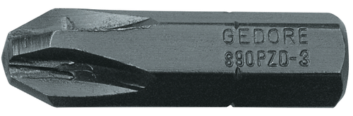 Gedore 6553410 890 PZD 3 Screwdriver bit 5/16" Cross recess PZ 3