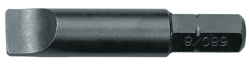Gedore 6538100 680 8 S-010 Screwdriver bit 1/4", value pack 10 pieces, slot 8 mm