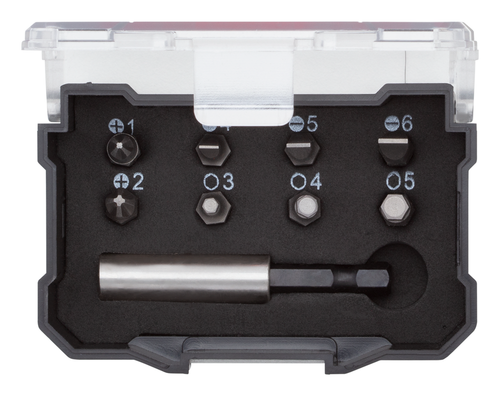 Gedore 3301346 R33005009 Bit box 1/4 PH SL hexagon bit holder 9 pieces