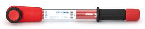 Gedore 3079066 VDE 4508-05 VDE-Torque wrench 10-50 Nm