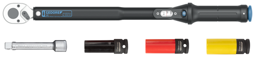 Gedore 3107027 Torque wrench TORCOFLEX UK Set 1/2" 40-200 Nm
