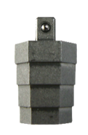 Gedore 3038645 012722 Hexagonal step adapter 22-25 mm, 1/4" drive
