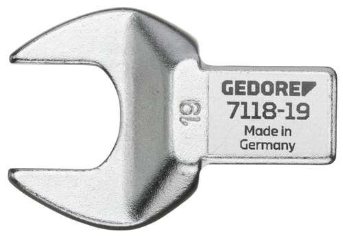 Gedore 7690370 7118-17 Rectangular open end fitting SE 14x18 17 mm