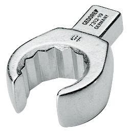 Gedore 7686260 7312-19 Rectangular flared end fitting offen SE 9x12 19 mm