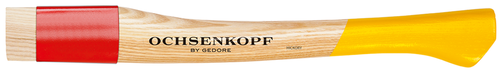 Gedore 1852744 OX E-644 H-1250 Replacement handle, Hickory, ROTBAND-PLUS, 500 mm