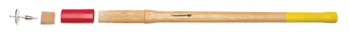 Gedore 1896431 OX E-638 H-3500 Replacement Handle, Hickory, ROTBAND-PLUS, 900 mm
