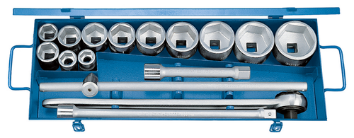 Gedore 6280930 32 FMZ Socket wrench set 3/4" 16 pieces hexagon 22-60 mm