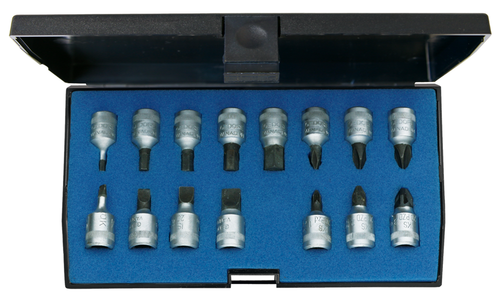 Gedore 1815601 INS 20 PM Screwdriver set 1/4" 15 pieces IN-IS-PH-PZ