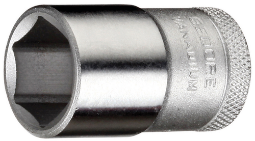 Gedore 6130450 19 12 Socket 1/2", hexagonal, 12 mm