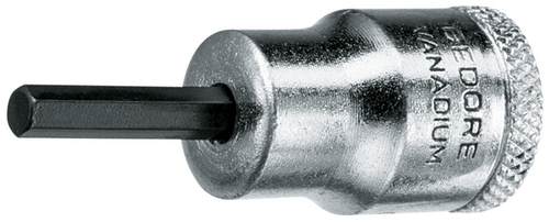 Gedore 1643037 IN 30 7 Screwdriver bit socket socket 3/8" hexagon socket 7 mm