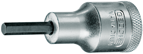Gedore 6153070 IN 19 4 Screwdriver bit socket socket 1/2" hexagon socket 4 mm